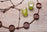 Thumbnail of Green Glass Tea Light Chandelier image number 1.