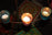 Thumbnail of Multi Coloured Glass Tea Light Chandelier image number 6.