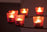 Thumbnail of Tea Light Chandelier - Pink Glass image number 5.