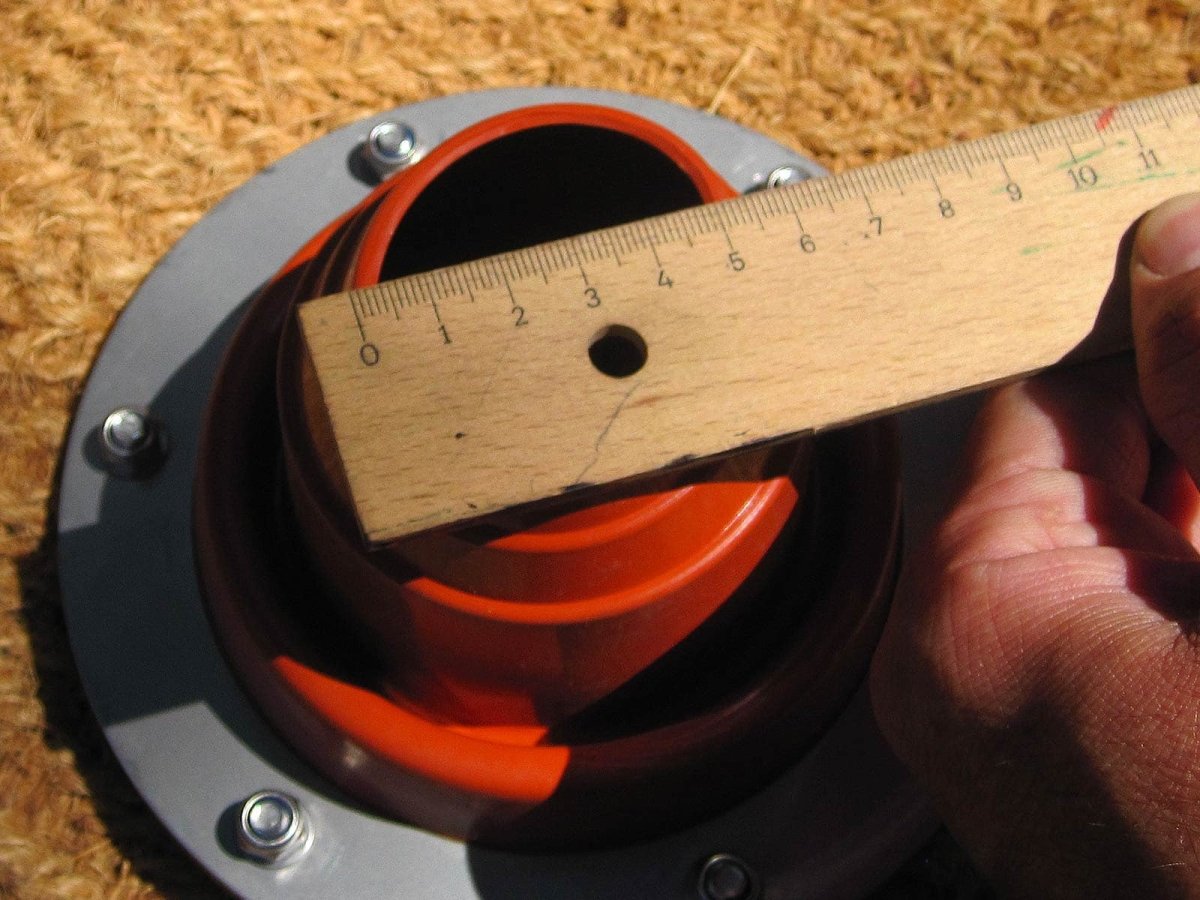 Small Flashing Kit for Tent Stoves 23" • Vulcanised Rubber • Bell Tent UK