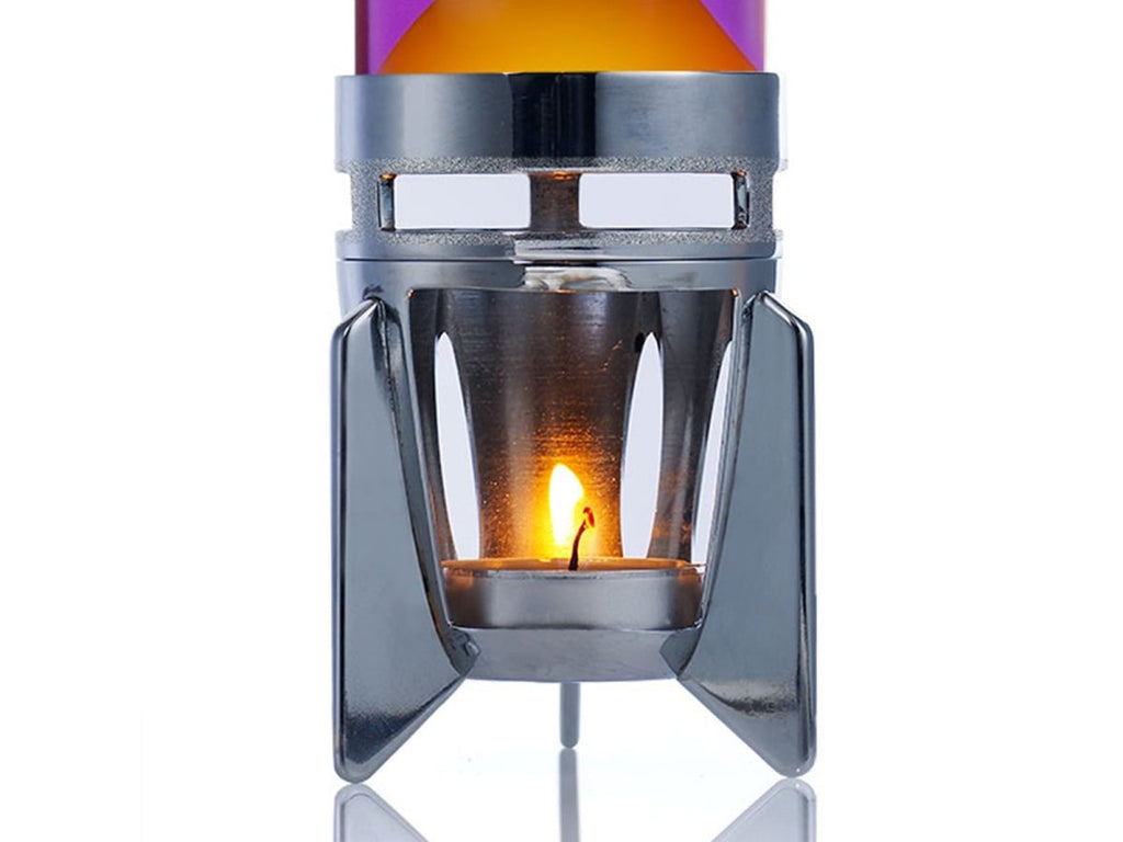 Tea light candle powered Mathmos lava lamp