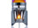 Thumbnail of Mathmos Fireflow Tea Light Powered Lava Lamp image number 3.