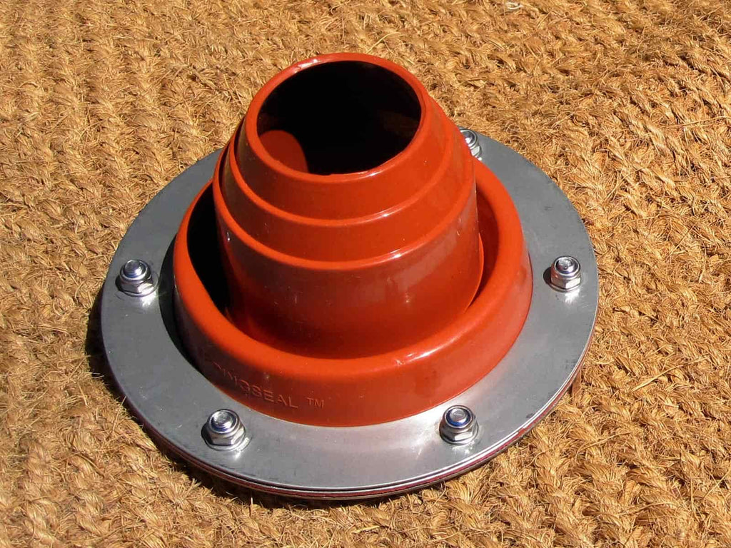 Tent Stove flashing kit for smaller chimney pipes