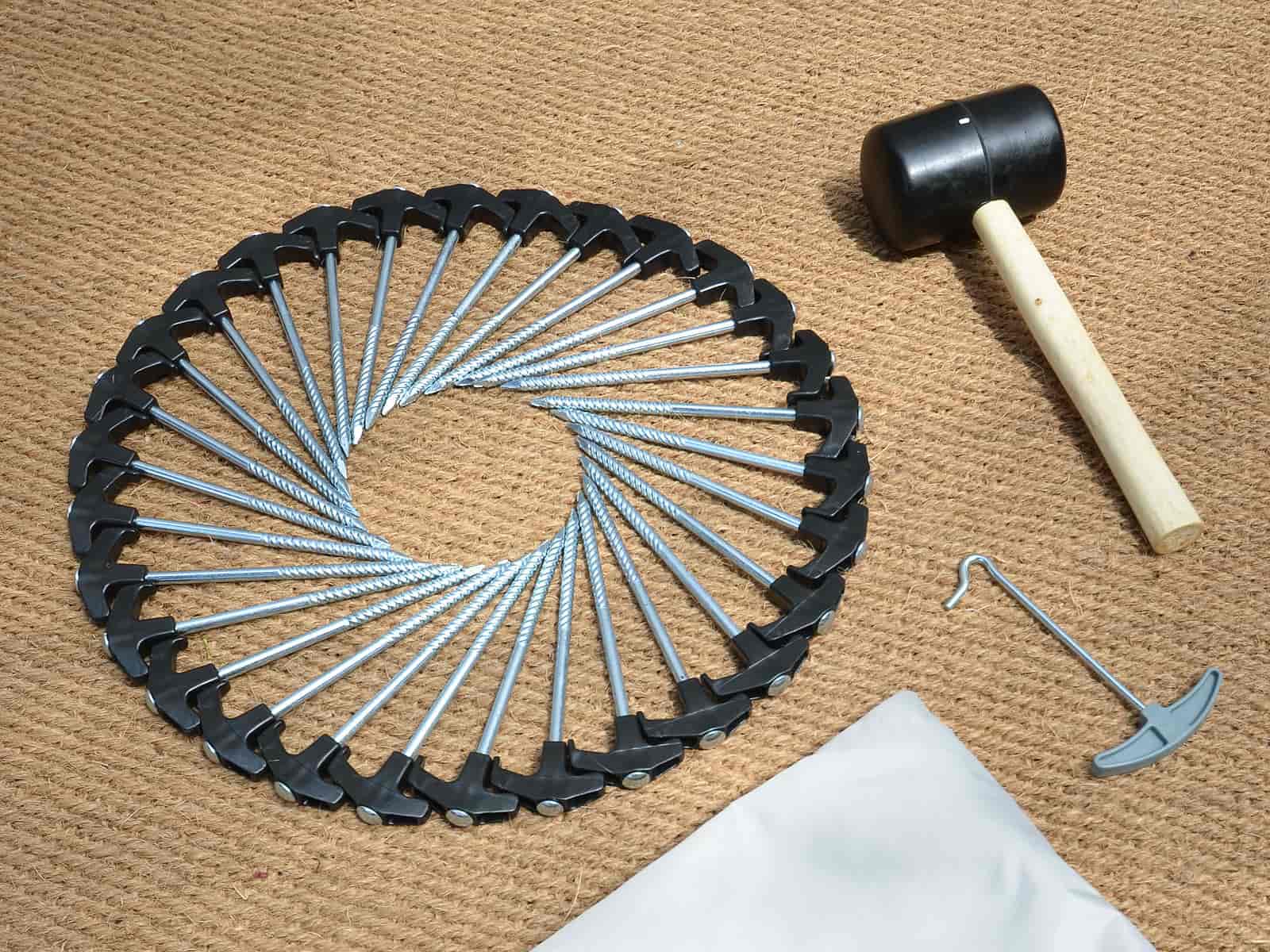 Ultimate peg pack heavy duty tent pegs