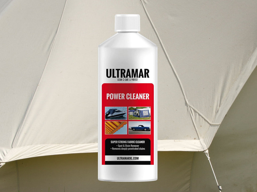Ultramar power cleaner canvas stain removal